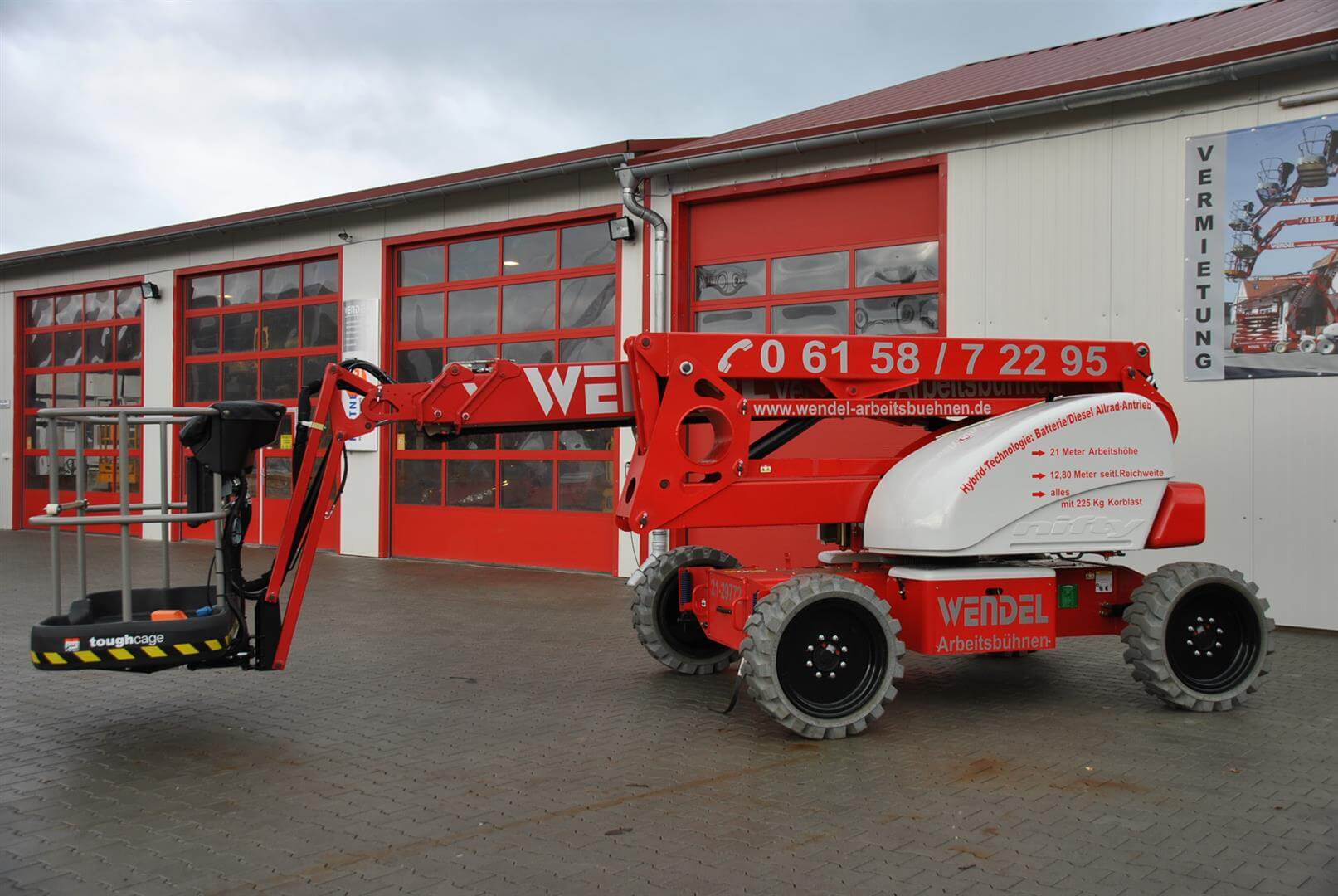  HR 21 DE 4×4 Hybrid Gelenk-Teleskop-Arbeitsbühne